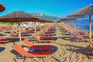 Ελλάδα, νησί της Ζακύνθου, Άνω Βασιλικός, Παραλία "Banana Beach"